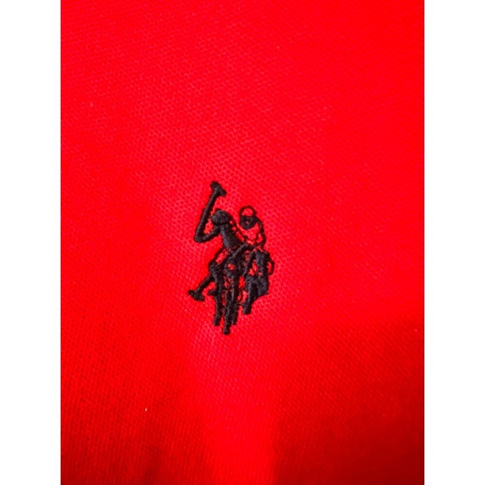 U.S. Polo Assn Red Performance Polo Shirt Mens 2XL Short Sleeve NWT - Picture 4 of 8